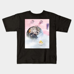 Disco Ball Bath Bathing Kids T-Shirt